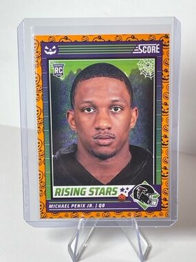 2024 Score-A-Treat Michael Penix Jr. Rising Stars Pumpkin RC #39 | Falcons